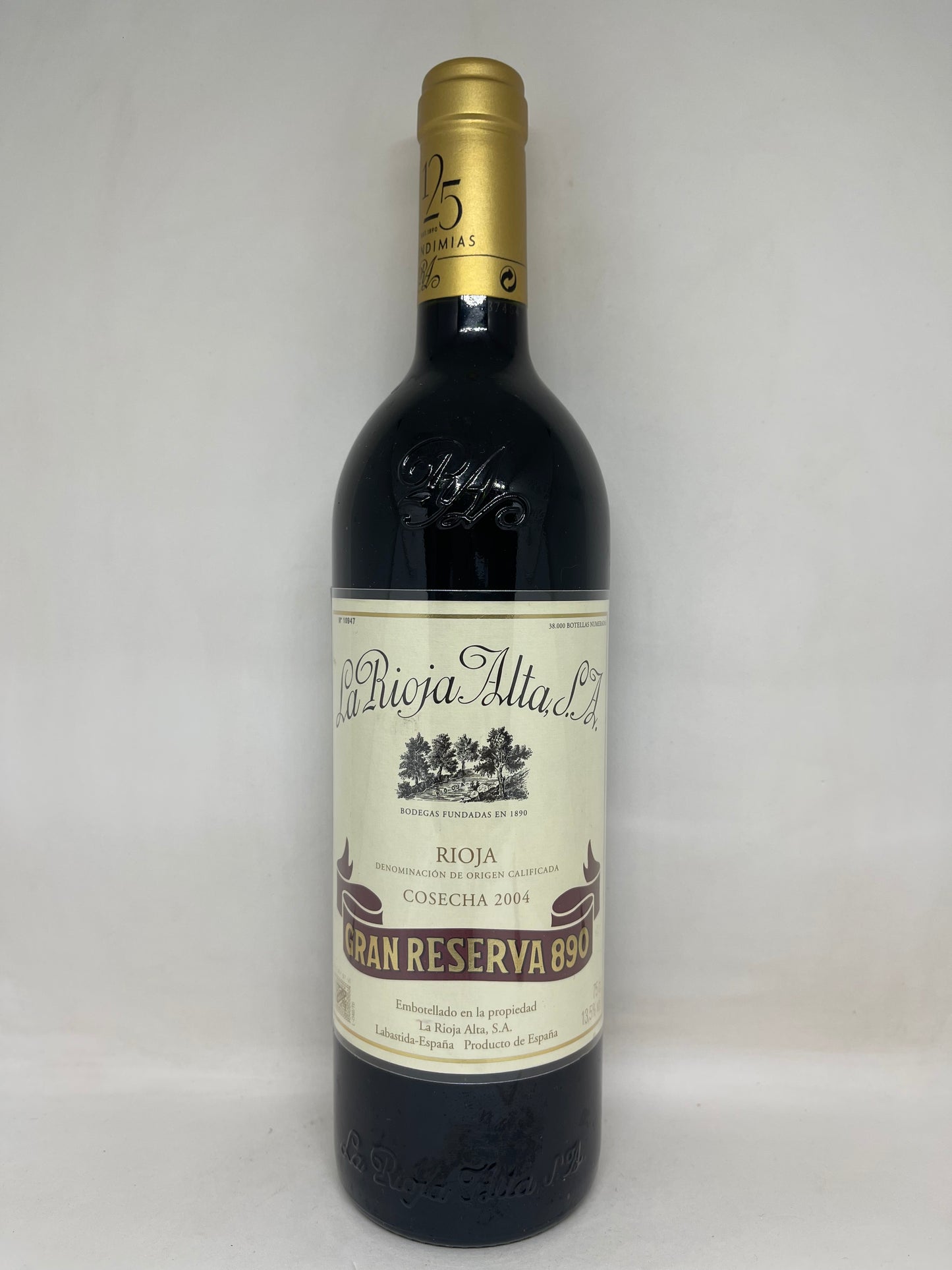 La Rioja Alta S.A. Gran Reserva 890 2004