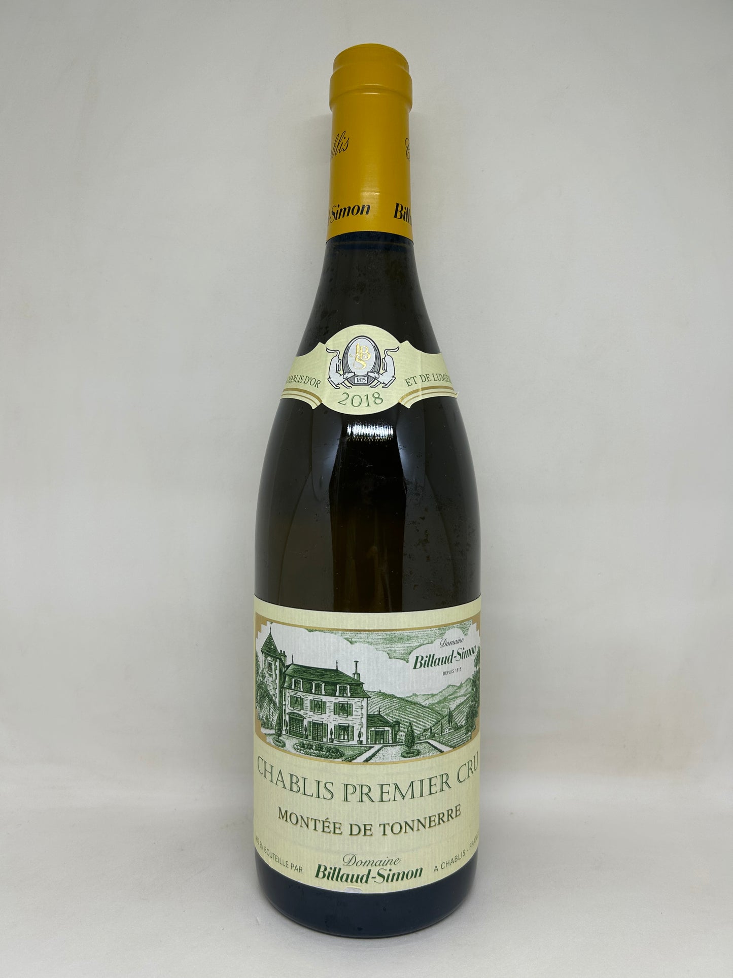 Chablis Montee de Tonnerre 1cru, Domaine Billaud-Simon 2018