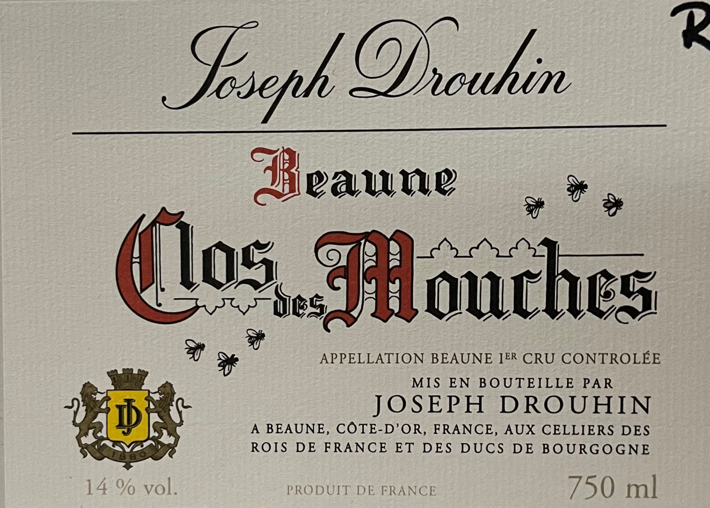 Beaune 1er Cru, Clos des Mouches Rouge, Joseph Drouhin 2020