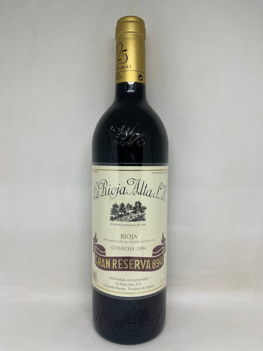 La Rioja Alta S.A. Gran Reserva 890 2004
