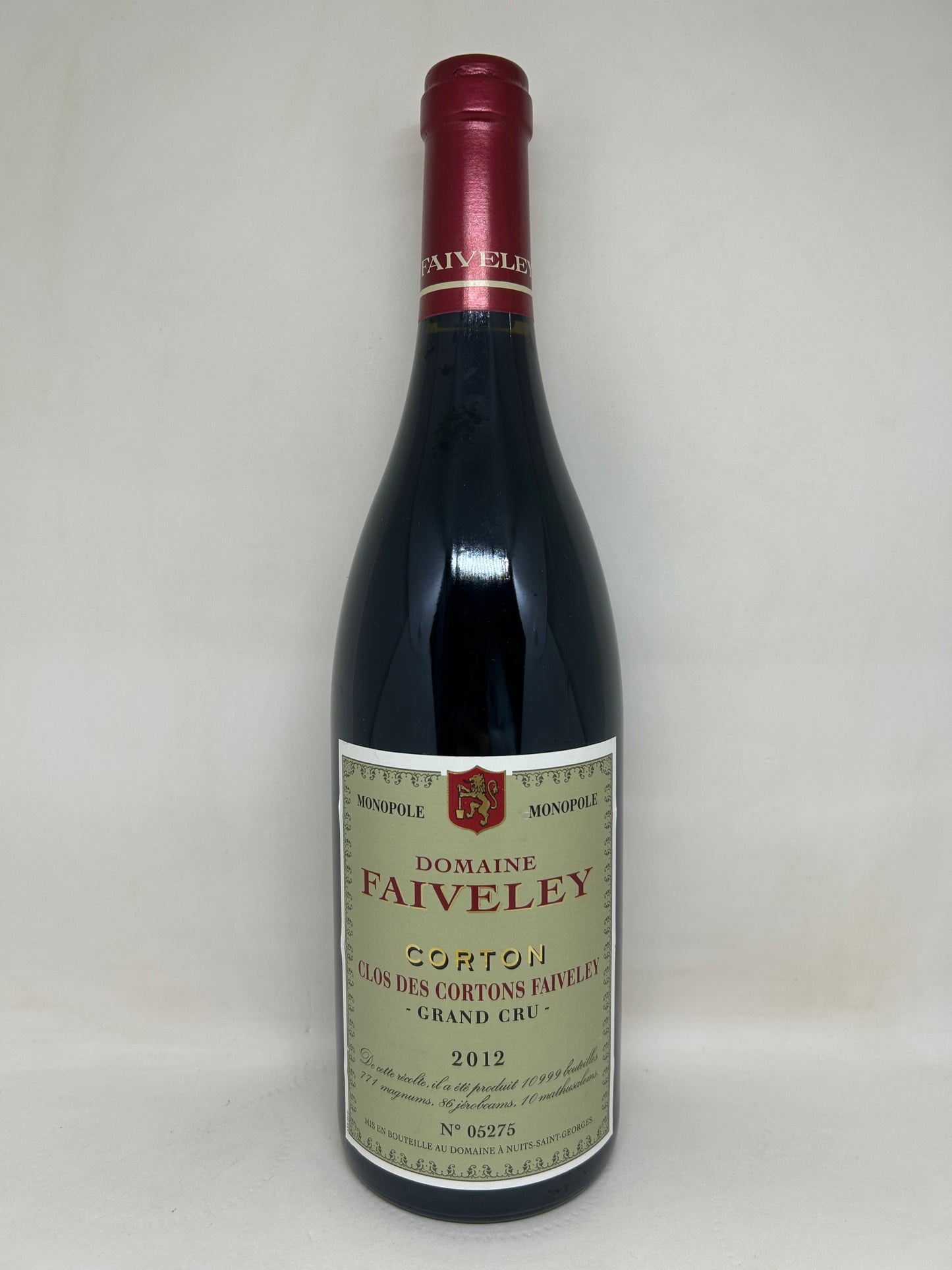 Corton Clos de Cortons Grand Cru, Domaine Faiveley 2012